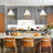 Kimmons 1-Light Dimmable Modern White Cone Pendant(1-Set Included)
