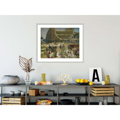 Shipyard Society by George Wesley Bellows -Framed Giclee Print