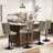 Aged and Retro PU Swivel Barstools Adjusatble Seat Height from 27-35 Inch,-1684318239-1684318238