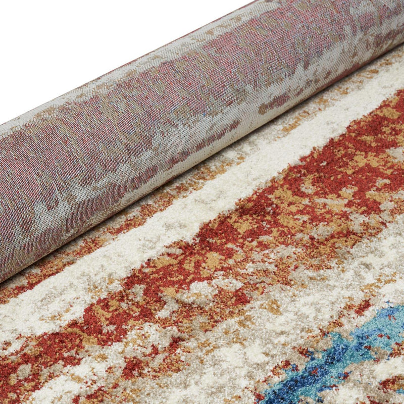 Sahiba Performance Abstract Indoor Rug, Rectangle 5' x 7'