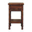  Table de chevet à un tiroir en bois de châtaignier massif 24 po Montroseland-133530148