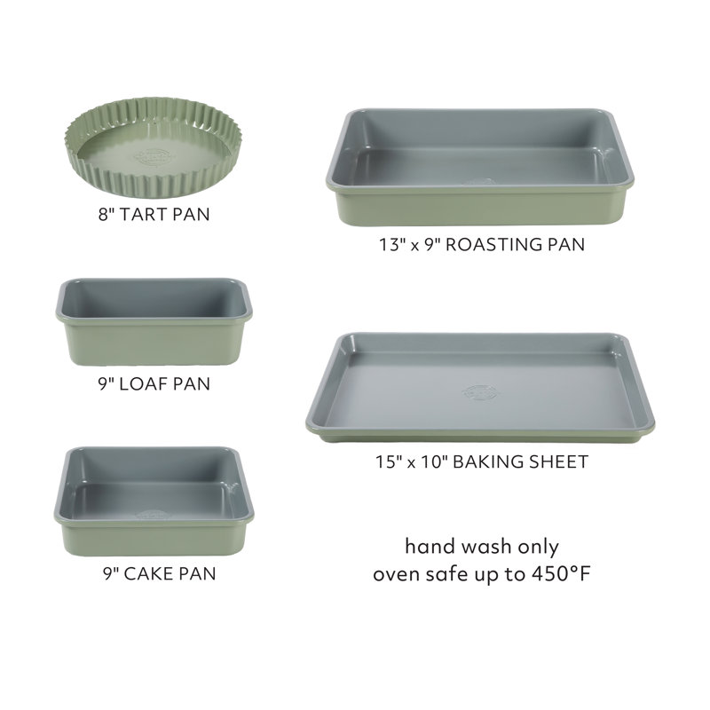 Bakeware Set Sur La Table Sheet Pan OvenBond Tri-ply 5-Piece Set – Hestan Culinary