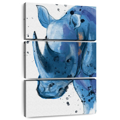 Brampt Blue Rhinoceros