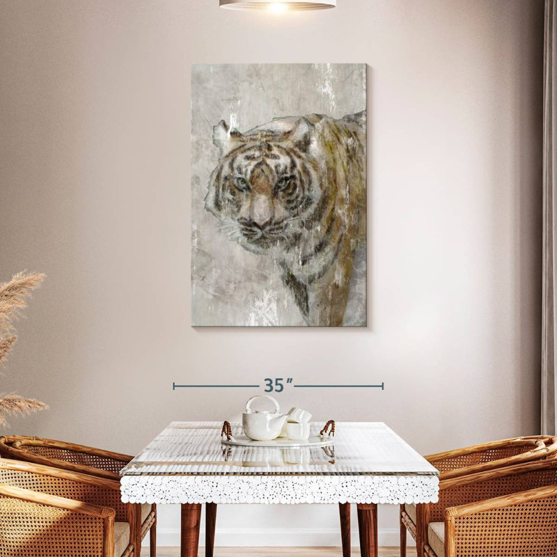 Tiger's Eyes, 45" H x 30" W