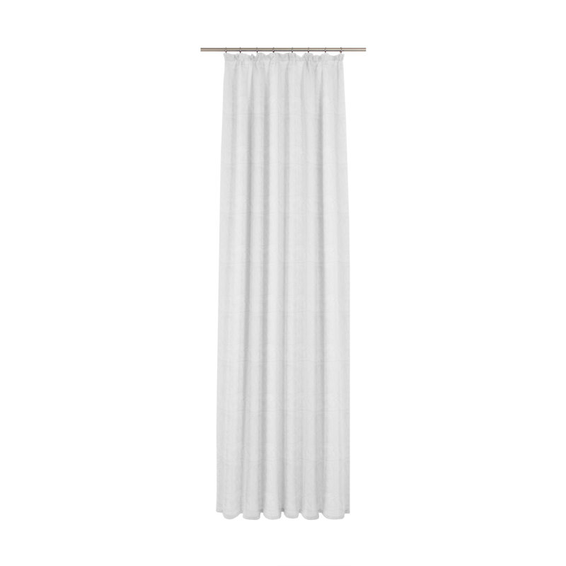 Siu Pencil Pleat Semi Sheer Curtain, 750 W x 225 D cm, Champagne