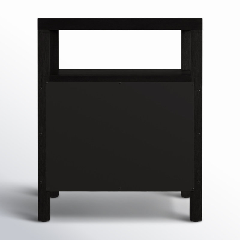 Nora 2-Drawer Nightstand, Antique Coffee