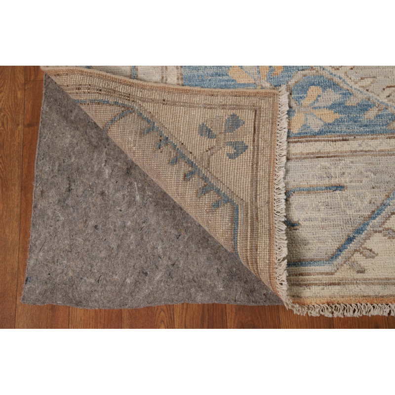 Vegetable Dye Oushak Turkish Area Rug 8