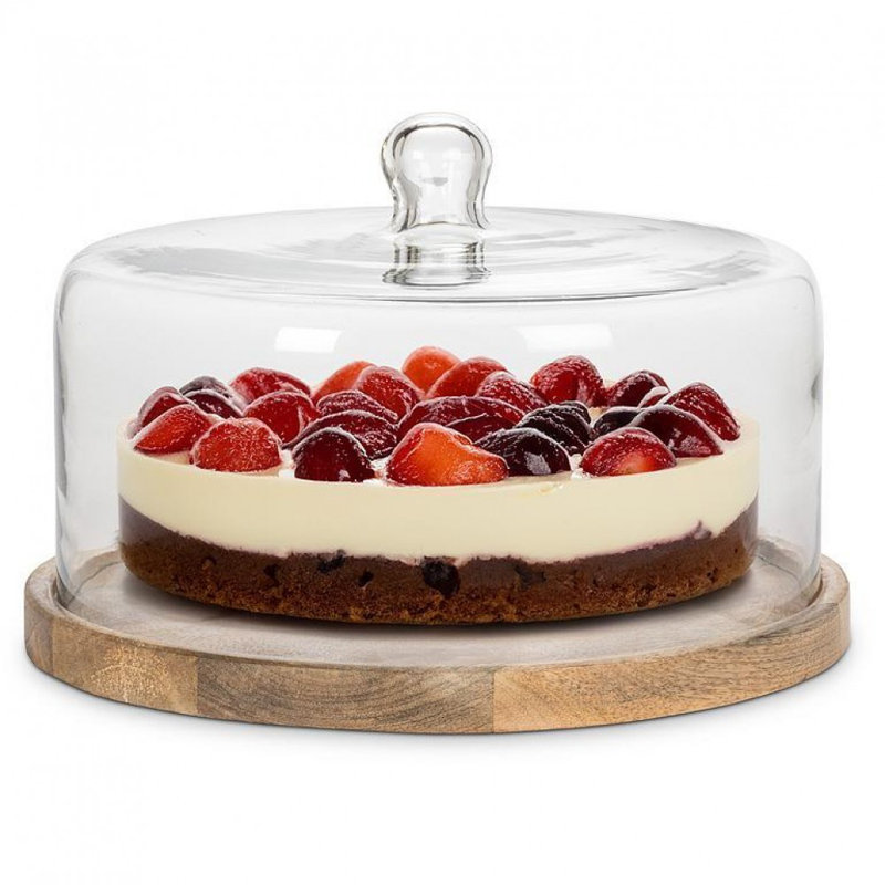 Large Covered Cheese/Cake Cake Tray