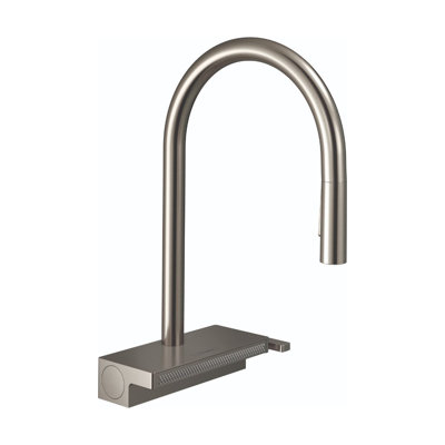 Robinet de cuisine à 3 jets avec bec rétractable Aquno Select, 1,75 po