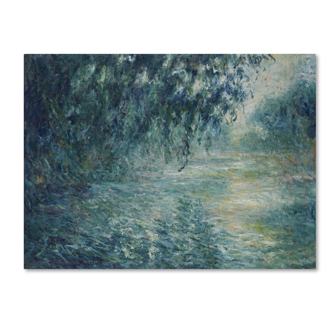 Morning On The Seine by Claude Monet - Print Vault W Artwork