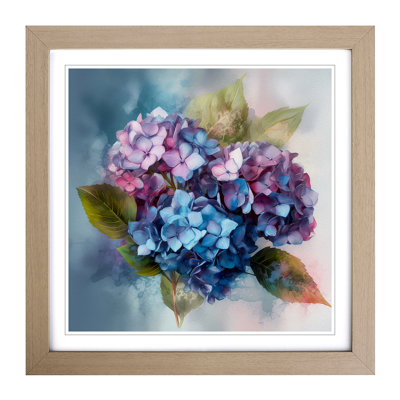 Hydrangea Floral No.1 - Framed Print