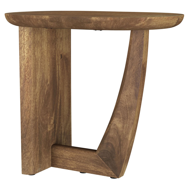 Table d'appoint Dy Allen, Brun