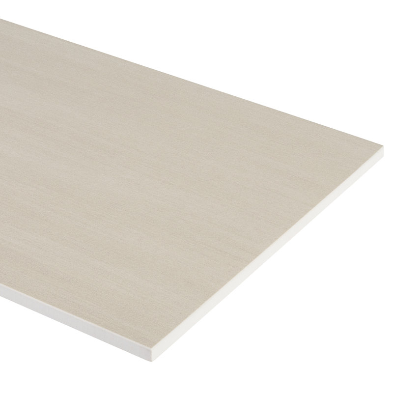 Refinery 24'' W x 24'' L Porcelain Singular Tile, Greige