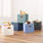 RiverRidge Kids 2pc Fabric Collapsible Storage Cube Organizers with Handles for Playroom Organization-191324355