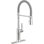 Renaldi Pro Style Commercial Kitchen Faucet, Pull Down Sprayer Kitchen Sink Faucet Chrome