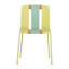 Ensemble de 4 chaises à blocs de couleur à rayures modernes-323585140