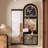Mid-Century Style Sliding Pegboard Dressing Mirror-111019834