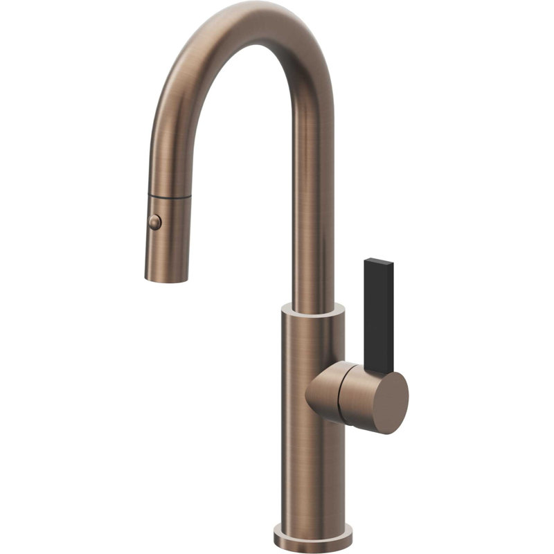 Corsano Kitchen Faucet, Satin Bronze