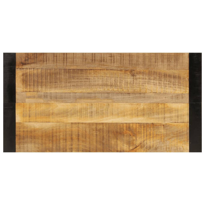 Melecio Solid Wood Dining Table, Brown