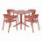 4-Person Outdoor Square Dining Set-971515557