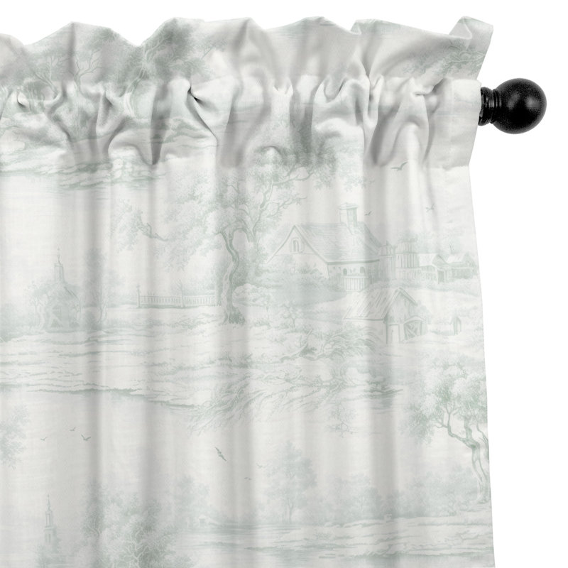 Rustic Cabin Toile, Sage, 50" W x 96" L