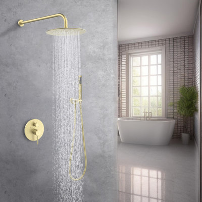 Système de douche complet avec valve brute