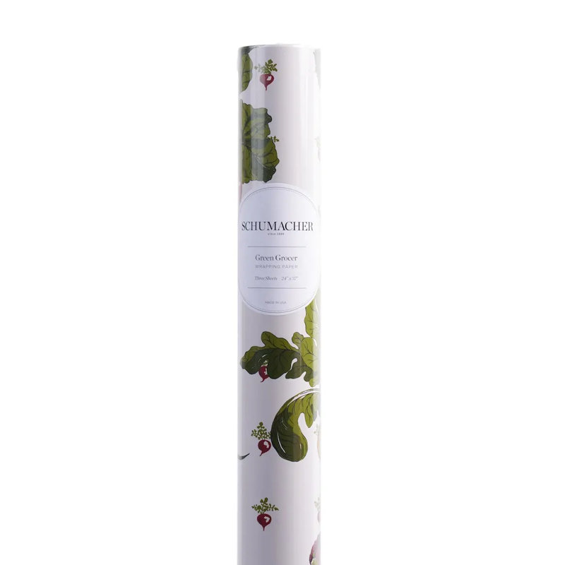 Green Grocer Wrapping Paper