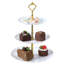 Cake Stand Set 4pcs Fruit Dessert Serving Tray 4pcs 2 Tier/3 Tier Cupcake Stand