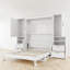 Lit escamotable 4 tiroirs avec 2 armoires et tablettes-1801853159-1783508843