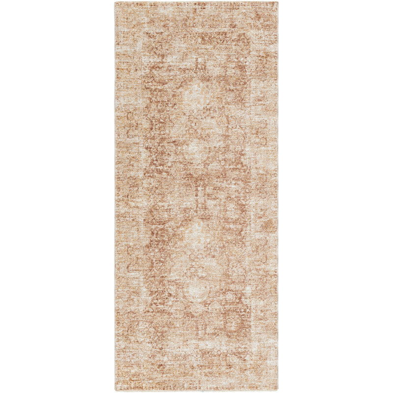 Longlier Abstract Indoor Rug, Runner 3'3" x 10'