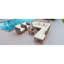 Go Outdoor - 9 pièces avec pieds, coussins beiges, meubles de patio Pe Delight 9, recharge