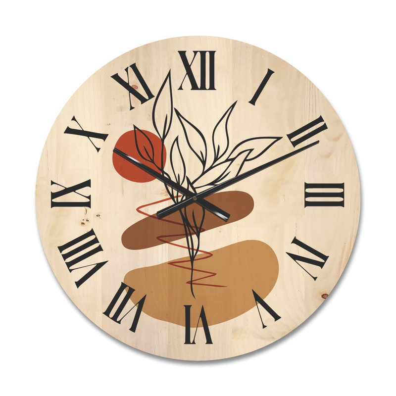 Horloge murale élémentaire, Moyen