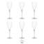 Miravel 220ml Handmade Crystal Flute Set