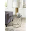 Glass Top End Table