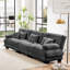 Canapé modulaire 3 places, canapé modulaire à assise profonde-1489099586