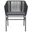 Ensemble repas de patio avec coussins en verre et poly rotin-2134909863-2134909885-2134909884