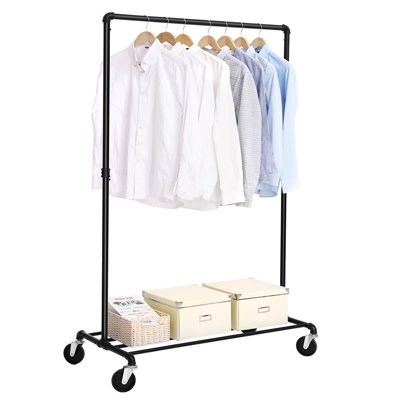 Mccourt 100cm Rolling Clothing Rack