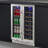 Yesurprise Dual Zone 22.6 " Built-In 40 Bottle Wine & Beverage Refrigerator