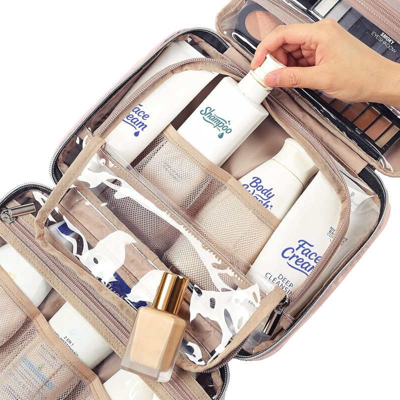 Organisateur portable portatif pour shampooing de format voyage