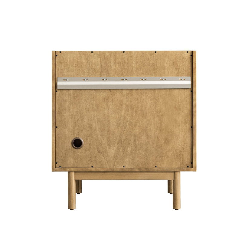 Laurent 30'' W Single Vanity, Victorian Silver, 8" Widespread, Light Natural Oak