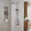 Wall-Mount Bathroom Piano-Key Panel Shower System Set-136985261