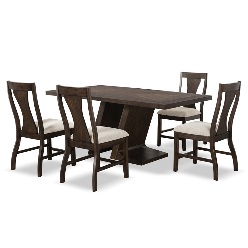Geidi 5-Piece Dining Table Set