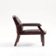 Chaises d'invité de réception en cuir avec siège et accoudoirs rembourrés Fauteuil de direction ergonomique à dossier moyen pour salle d'attente