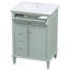 Meuble-lavabo 24 po avec lavabo en céramique-115708502