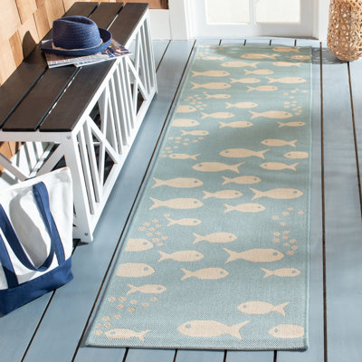 Paugh Performance Animal Print Indoor/Outdoor Area Rug