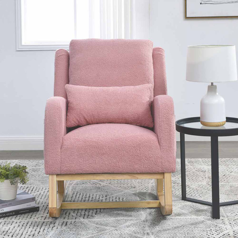 Fauteuil de 27,5 po de largeur Amarchand, Rose