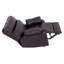 Fauteuil inclinable Manny, brun foncé-343549687