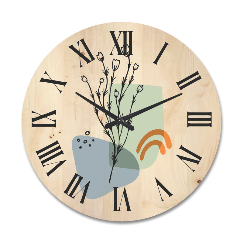 Horloge murale abstraite, Grand