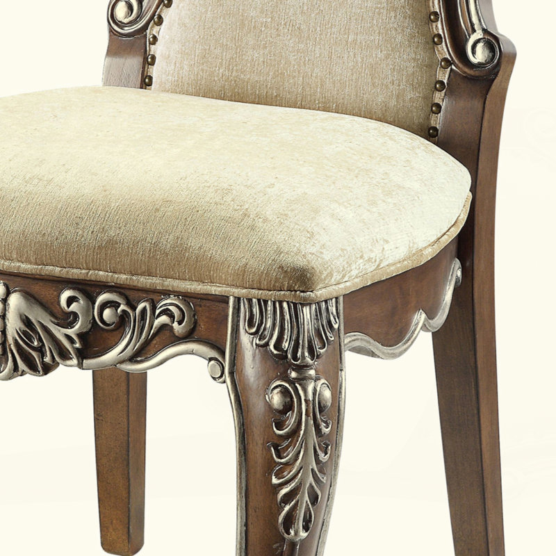 Chaise sans accoudoirs Latisha (ensemble de 2), Chêne