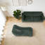 Fauteuil à billes doux avec noyau en mousse haute résilience pour deux personnes.-1783153328